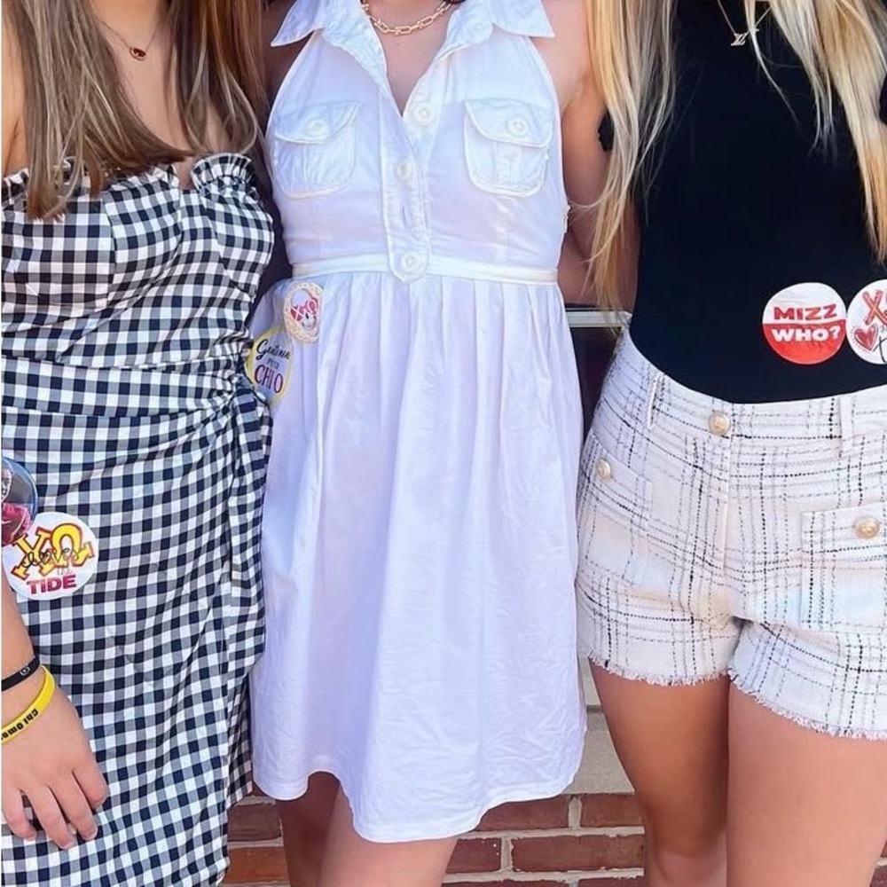 Karlie White Sleeveless Dress